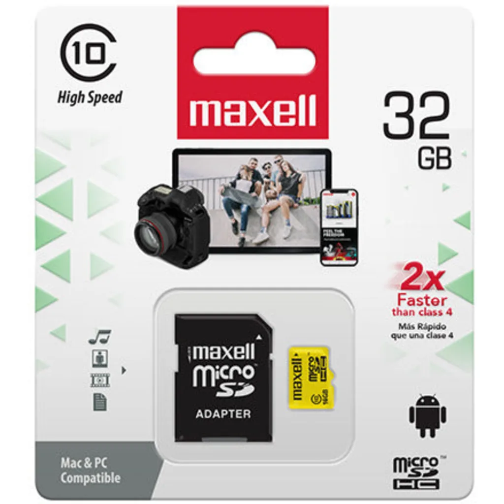 Imagen 3 de Tarjeta microSD Maxell MCSD-32GB CL10