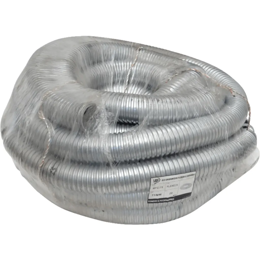 Imagen 1 de Solo-Metal 75mm Rollo-20mts Conduit Flexible Diametros ext/int 75/69mm
