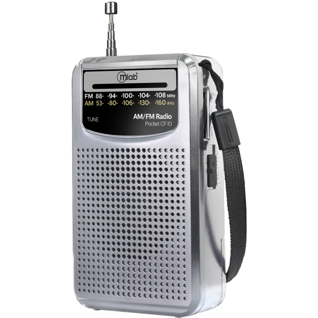 Imagen 2 de MLAB RADIO RETRO PORTATIL CF-10 SILVER