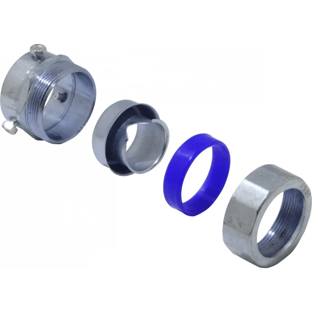 Imagen 2 de 32mm Union EMT a Flexible Conduit Adaptador Metalico 24-35mm a 24mm