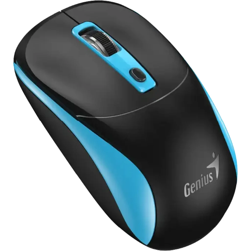 Imagen 1 de GENIUS MOUSE INALAMBRICO 2,4GHZ COPILOT BLUE-NX-7123-BL