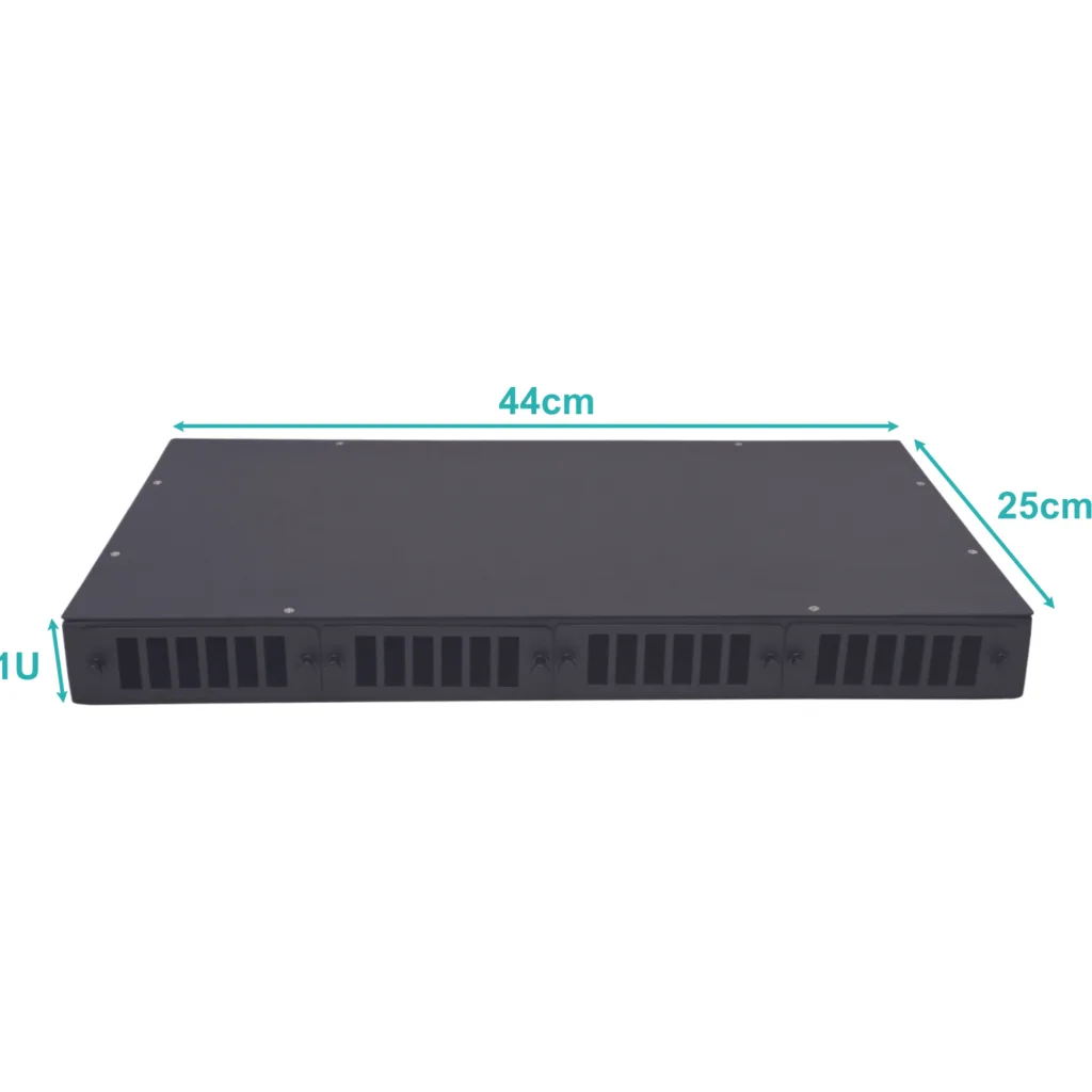 LINKMADE Fija 96-LC 48-SC Cabecera Fibra 1U req-Coplas-Dobles 4-Placas