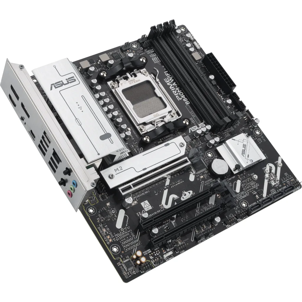 Imagen 4 de Tarjeta Madre Asus PRIME B840M-A WIFI AM5 4*DIMM HDMI DP 2.5GbE LAN WIFI6E mATX