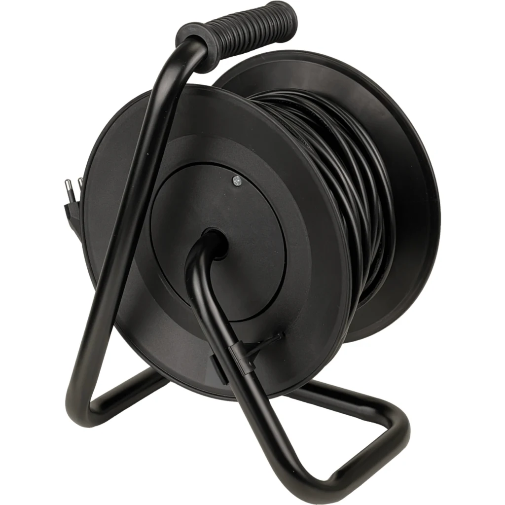 Imagen 2 de Alargador Eléctrico de Carrete 4 Tomas Multinorma Hembra 16A 250V 25mts - Rittig