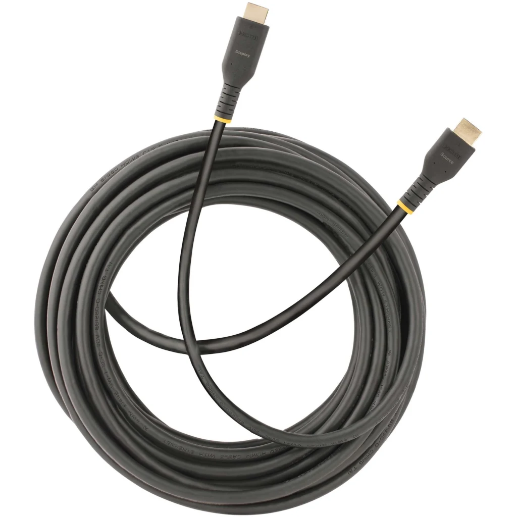 Imagen 5 de Cable HDMI v2.0 M/M 4K 60Hz  UHD 10mts 30ft Active con Fibra de Aramida StarTech