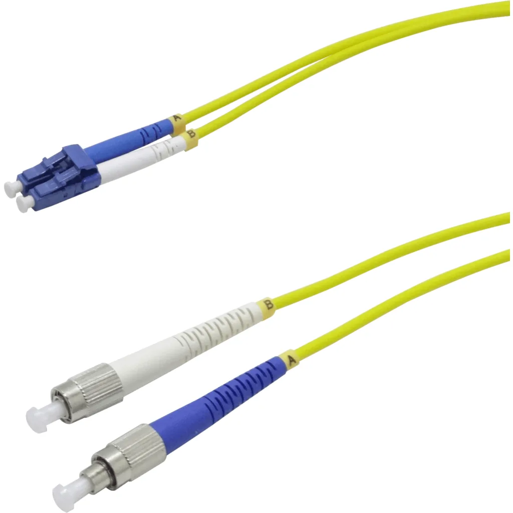 Imagen 1 de 5mt LC-FC MonoModo SM Duplex Jumper Cable Fibra 9/125um LSZH
