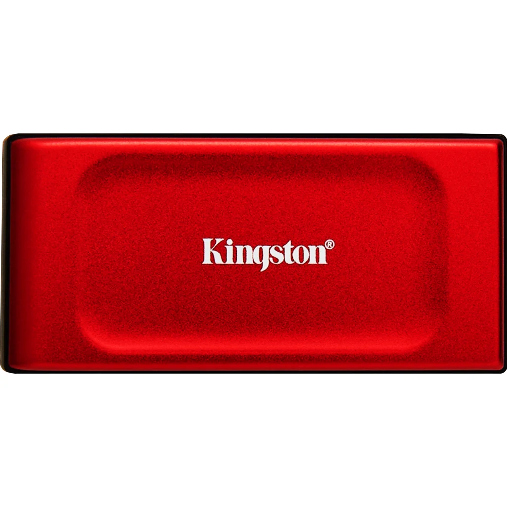 Unidad SSD Externo Kingston XS1000R 2TB USB 3.2 gen2 Rojo Lec1000MBs Esc1000MBs