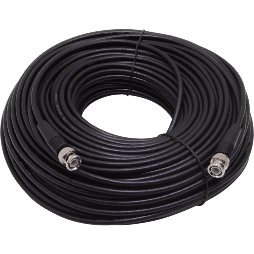 CABLE RG59 50mt BNC-M BNC-M Negro Coaxial CCTV 5000cm 50,0mt RG-59