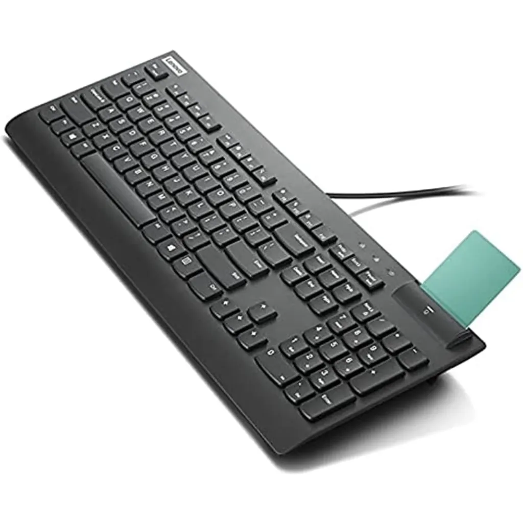 Imagen 1 de Teclado Alámbrico c/Lector de Tarjetas Lenovo Smartcard II, Indicadorr LED USB 