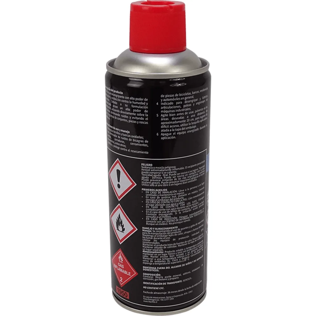 REX Lubricante Spray 150ml CO2 Anti-Corrosivo REX-40
