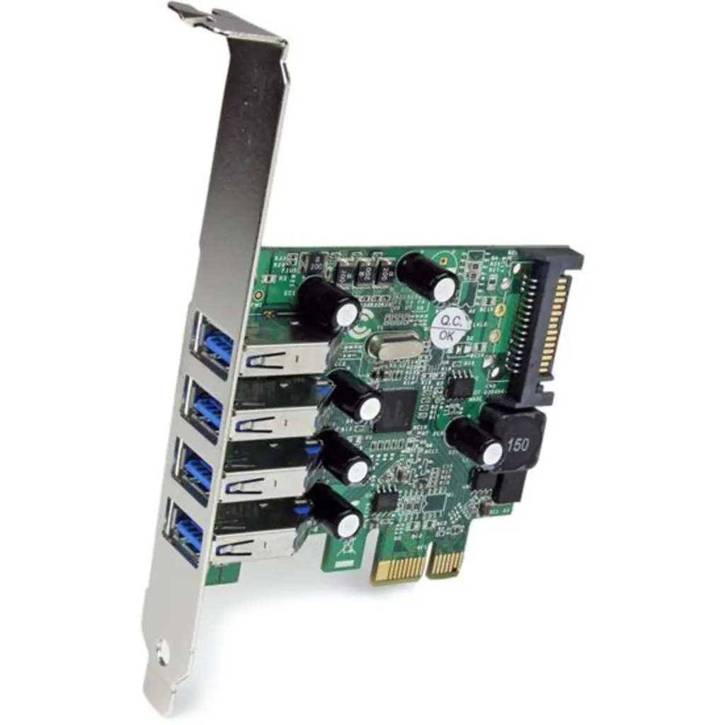 Imagen 3 de Tarjeta StarTech, PCIe x1 con 4 Puertos USB 3.0 con UASP Alimentación SATA LowPr