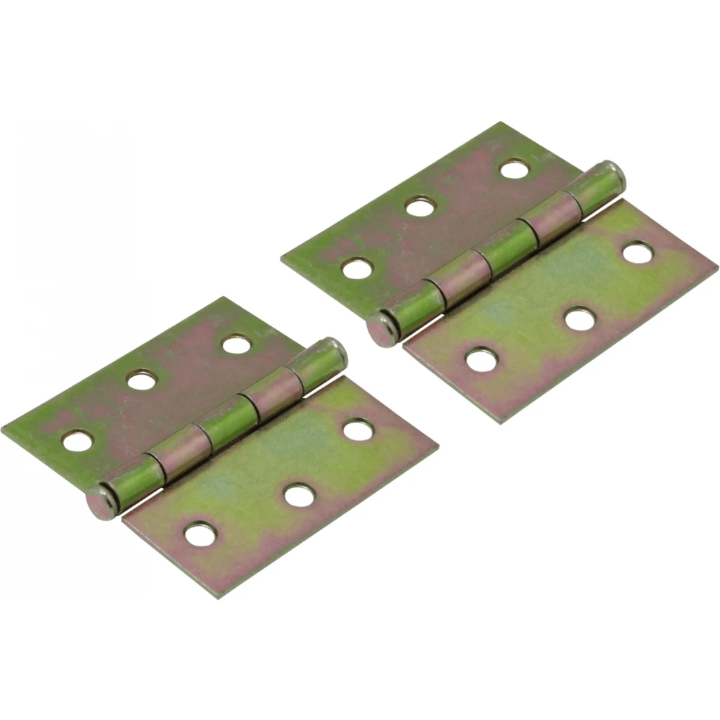 Imagen 3 de 2-Bisagras 3x3-Pulg x1,6 3-Tornillos inc-12-Tornillos 76x76mm
