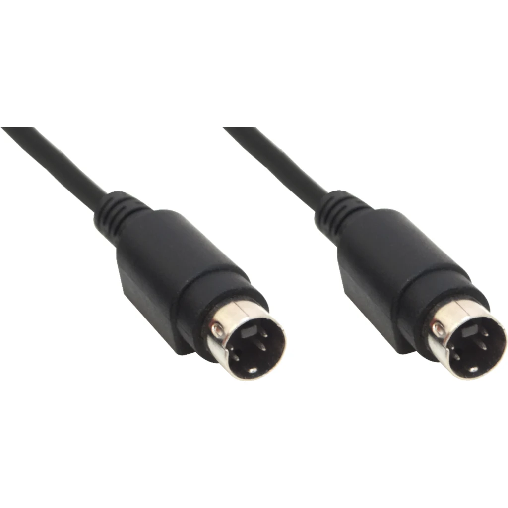 Imagen 1 de Cable 1mt S-VIDEO 100cm Negro 4-pin mini-DIN