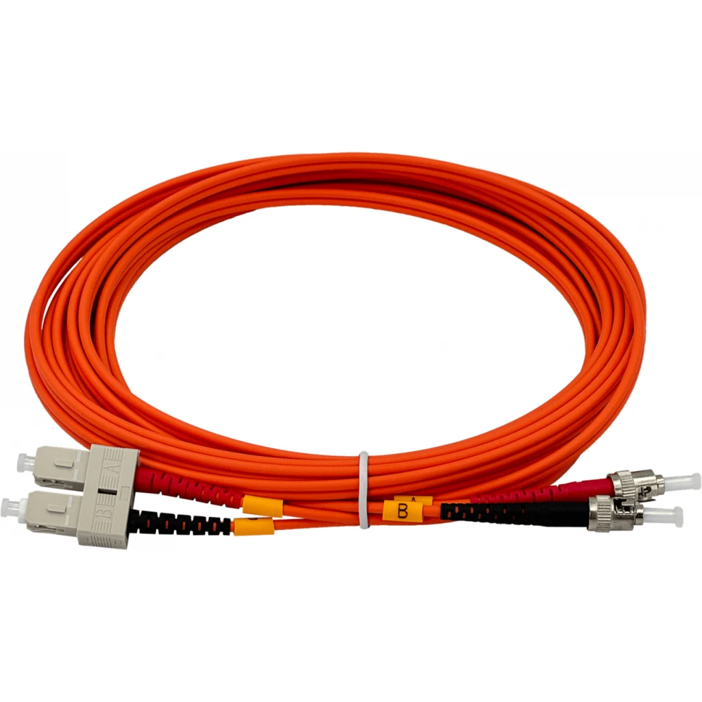 5mt ST-SC OM1 MultiModo MM Duplex Jumper Fibra 62.5/125um LSZH