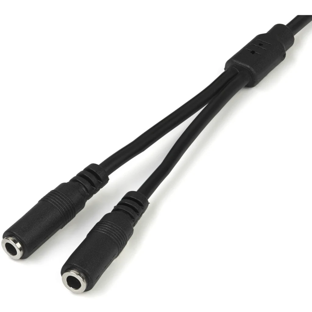 Imagen 4 de Cable de Audio Stereo Jack 3.5mm 1*M/2*H p3 Largo 0.2mts - Startech