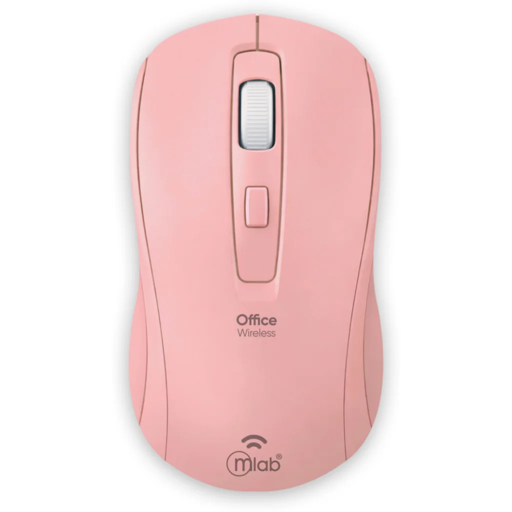 MLAB MOUSE INALAMBRICO 2,4GHZ 1600DPI OFFICE M50W PINK