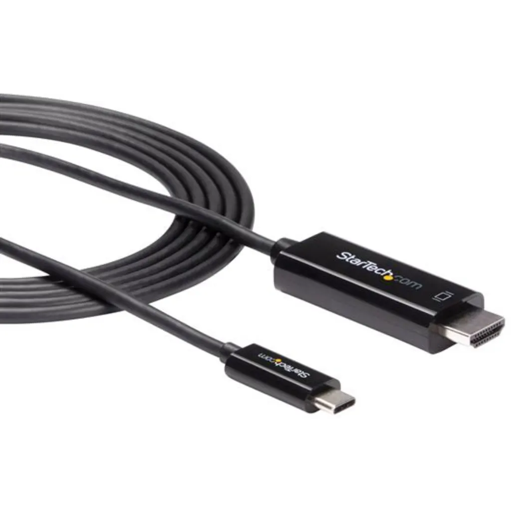 Imagen 2 de Cable Adaptador USB Tipo-C a HDMI M/M UHD 4K 3840x2160 60Hz 2mt Negro - StarTech