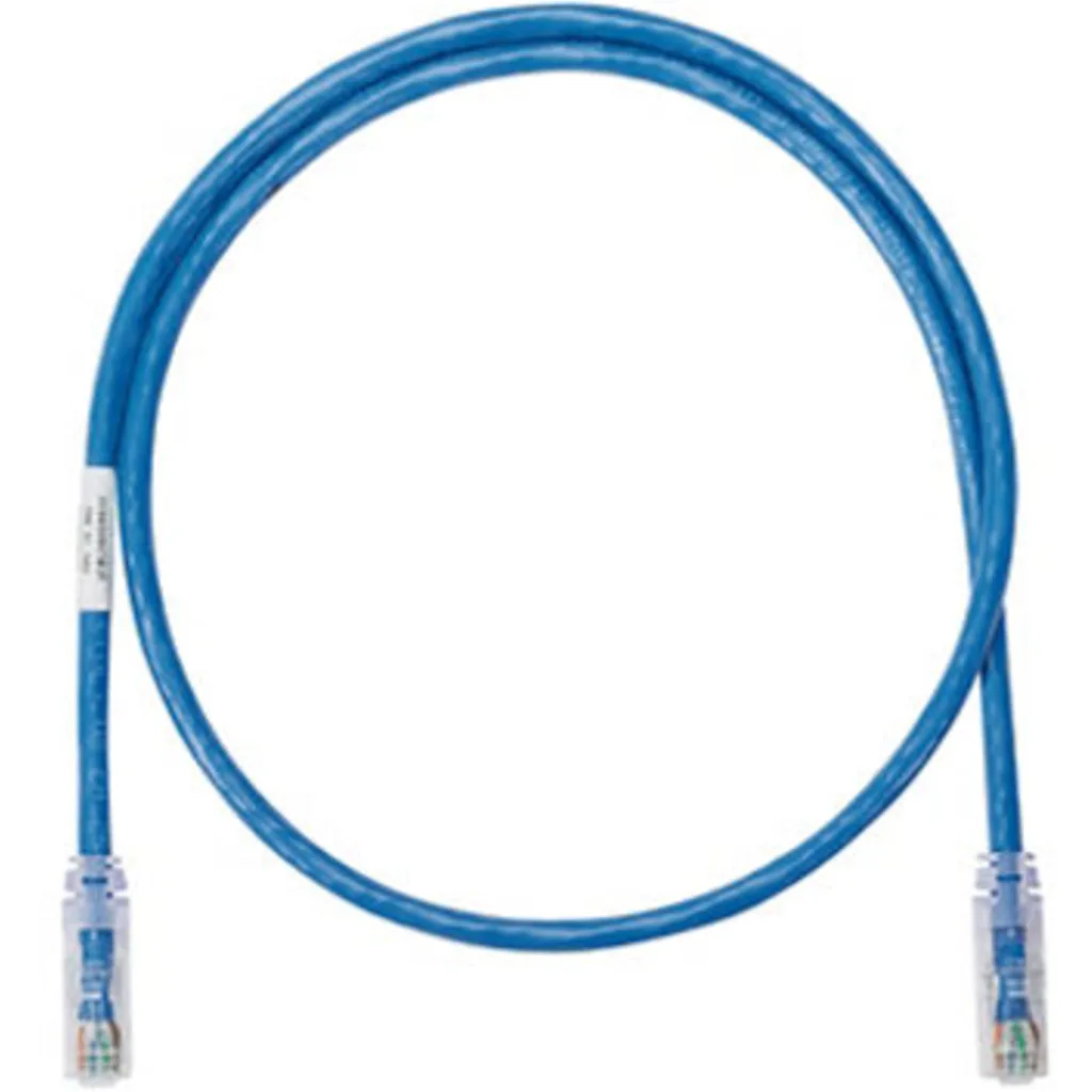 Panduit NetKey - Patch cable - RJ-45 (M) to RJ-45 (M) - 3.05 m - UTP - CAT 6 - stranded - blue