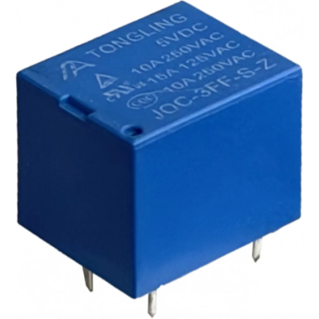 Imagen 4 de Coil-5VDC 5-pin NA/NC 10/15A-250VAC Rele Solenoide Relay