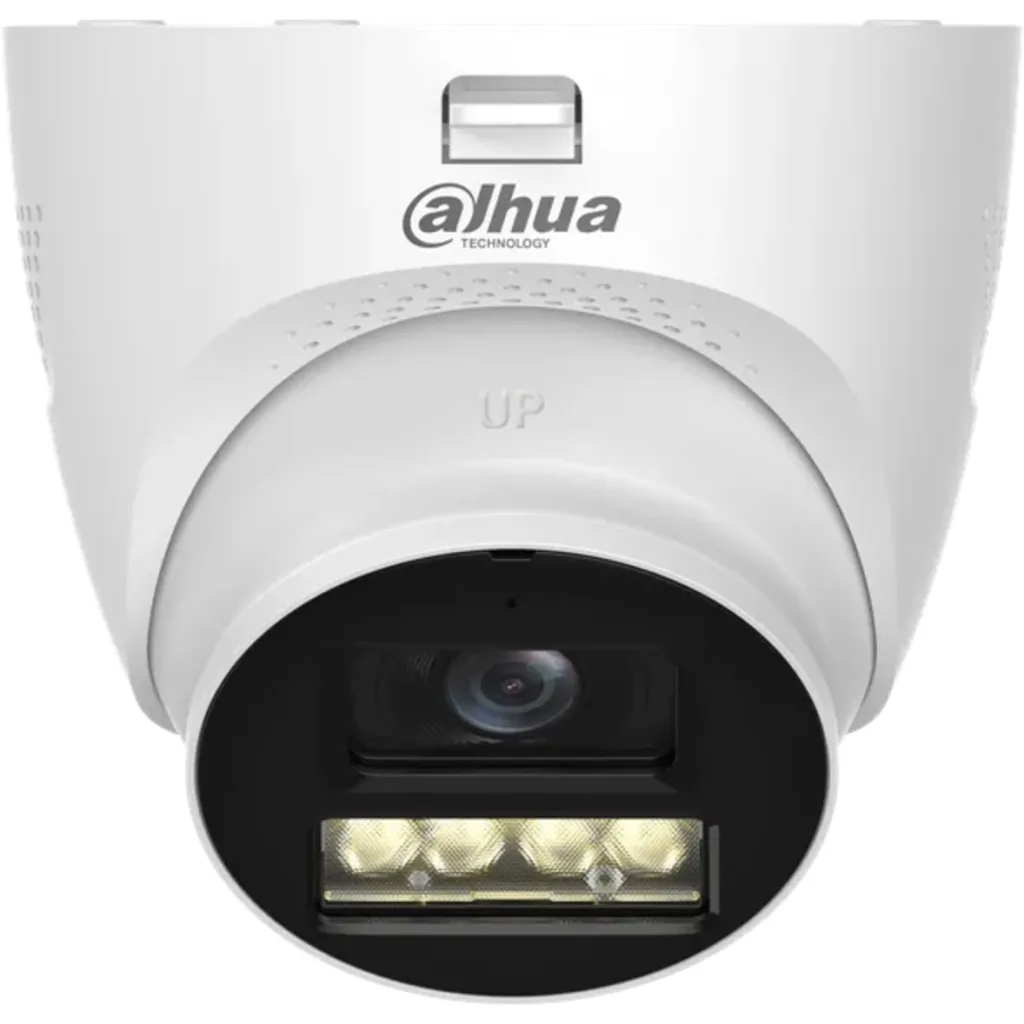 DH-HAC-HDW1200TQN-IL-T-0280B-DIP 2MP Smart Dual Light HDCVI Two-way Talk Fixed-focal Eyeball Camera