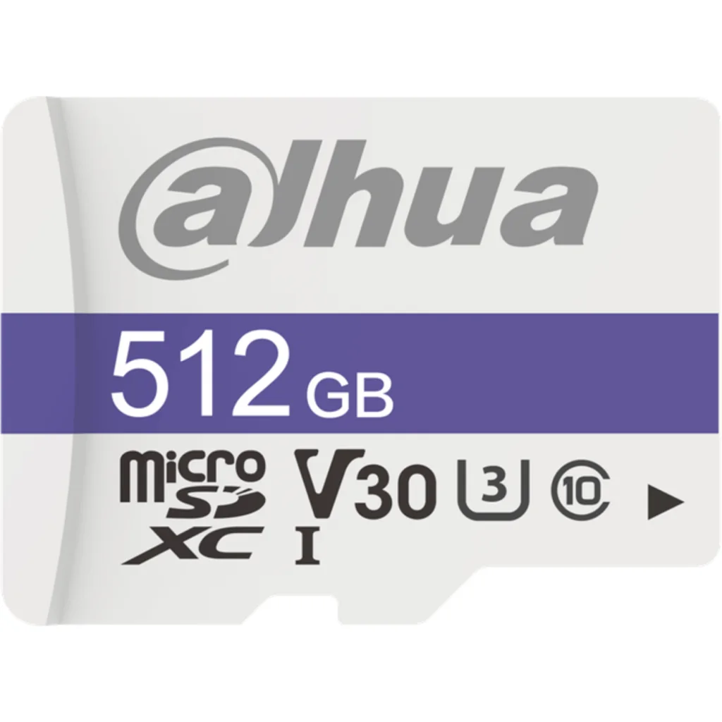 DHI-TF-C100/512GB. Tarjeta de Memoria micro SD DAHUA Clase10 512GB.