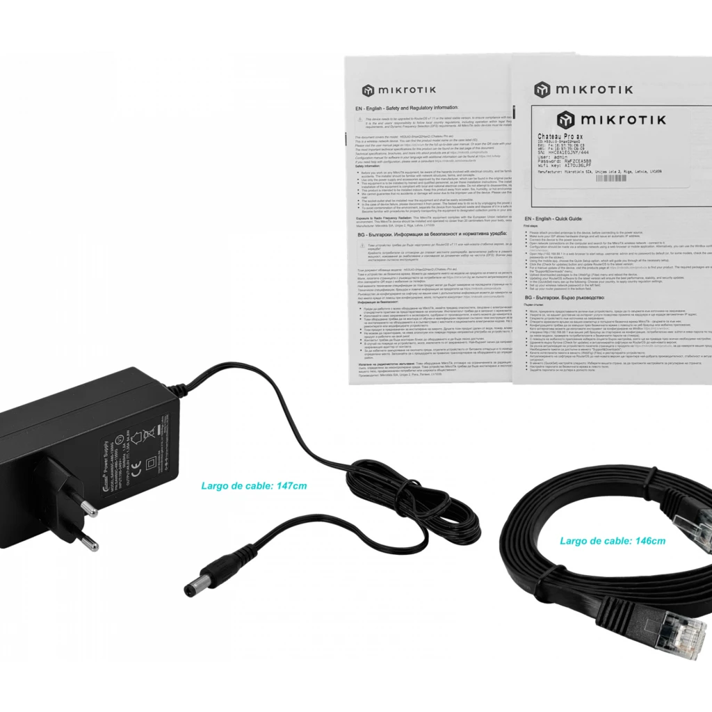 Imagen 2 de MIKROTIK AX3600 5-1000(1-PoE-out) USB 2,4/5GHz WiFi6 H53UiG-5HaxQ2HaxQ