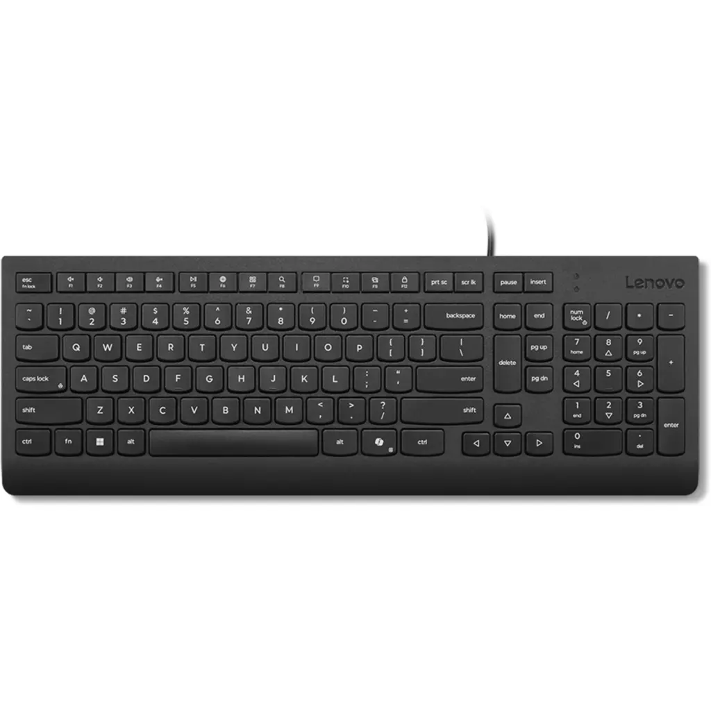 Teclado Lenovo Essential Conectividad Alámbrica Tecla Copilot USB Color Negro