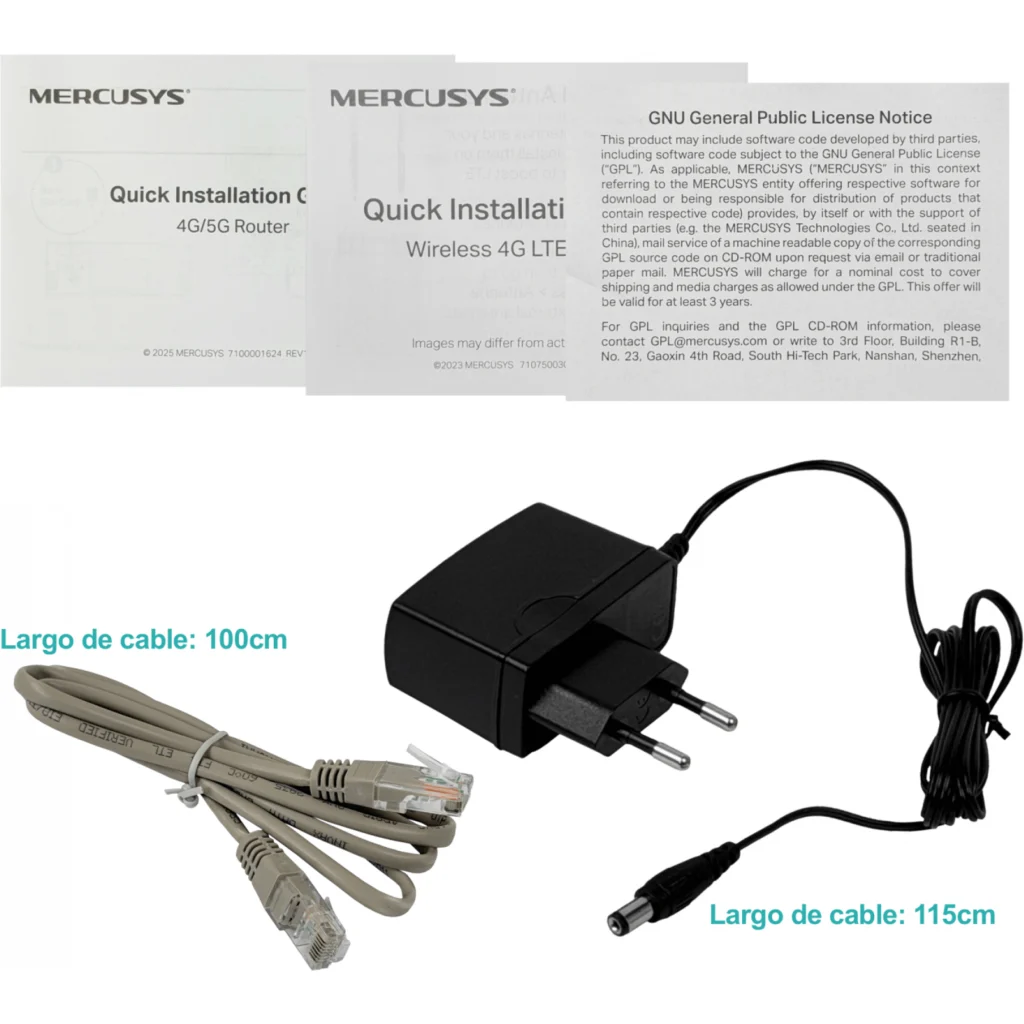 Imagen 5 de Router Mercusys MB110-4G LTE, (Wi-Fi 300 Mbps, Ethernet)