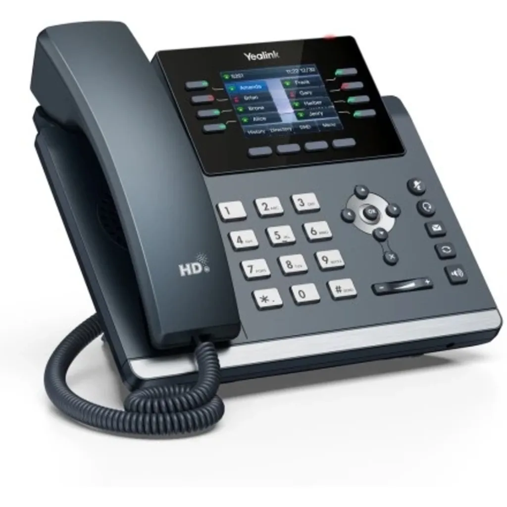 Imagen 1 de Teléfono IP Yealink SIP-T44W, WiFi Bluetooth Pantalla color 2.8" POE Gigabit