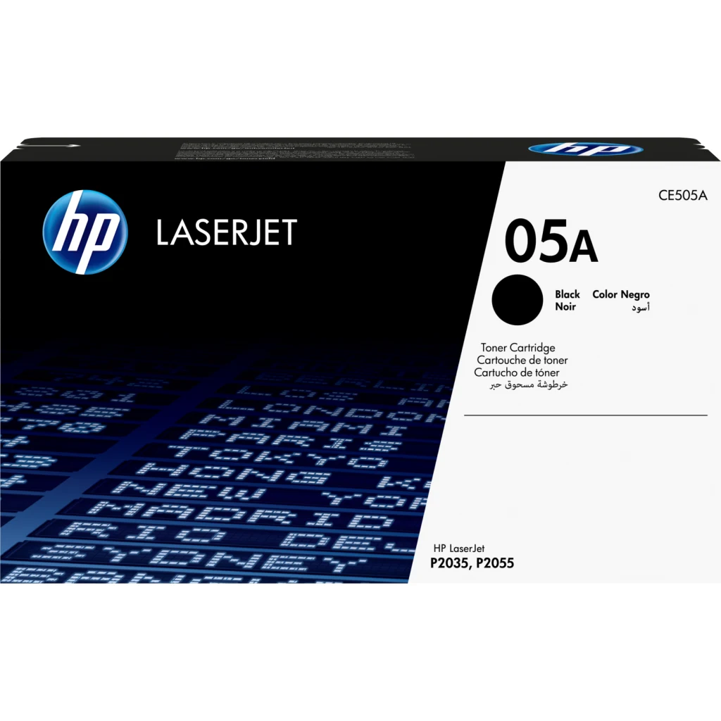 Toner HP Laserjet Black 05A Negro  Aprox 2300 pag. p/ Laserjet 2035/2055