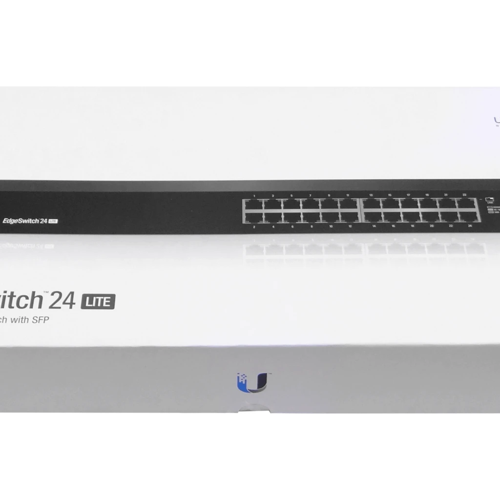 UBIQUITI 24-1000 2-SFP RS232-RJ45 Switch Admin Rack 220VAC/25VDC