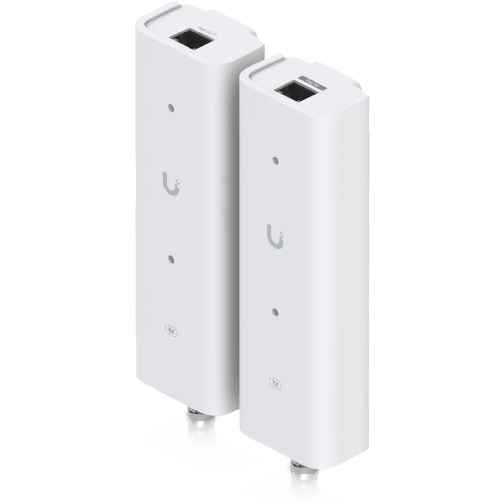UniFi Par de extensores que extienden PoE a traves de cables de par trenzado o c
