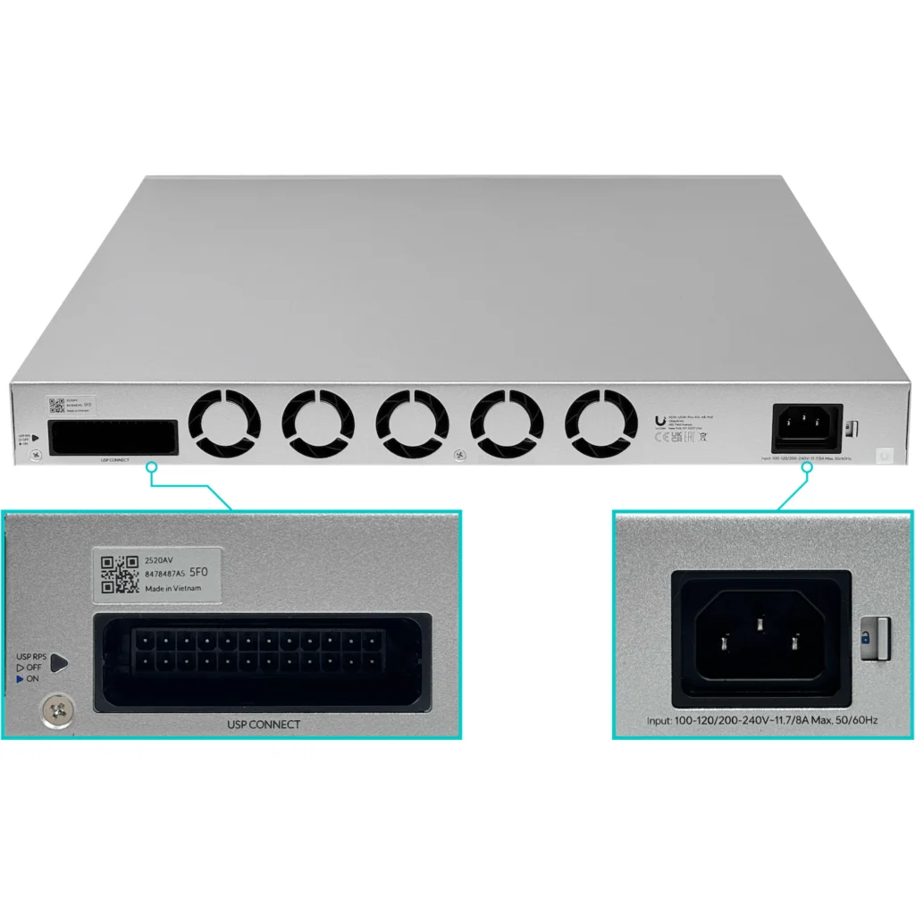 Imagen 5 de Ubiquiti - Switch - 48 - USW-Pro-XG-48-PoE