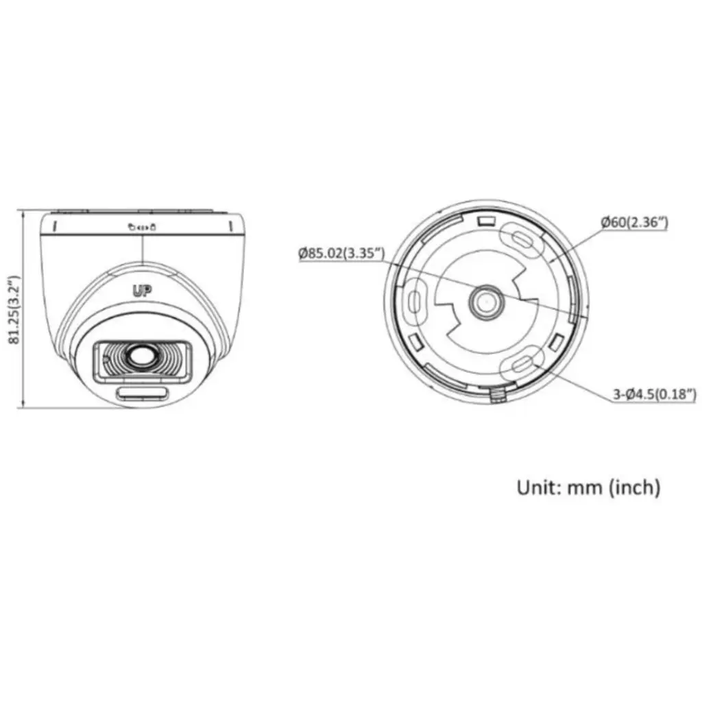 Imagen 3 de Cámara Domo Hikvision 1080p Dual Light ColorVu 2.8mm Audio IR 20mt