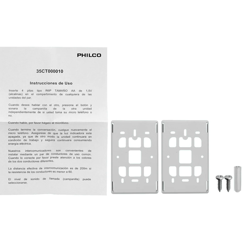 Imagen 1 de TELEFONO INALAMBRICO PLANTRONIX CT-10 CON CINTILLO