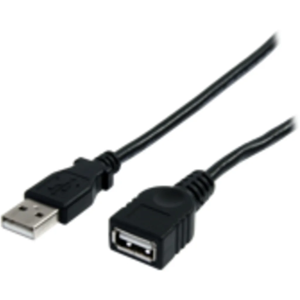 Cable Extensión USB 2.0 Tipo-A M/H 10ft 3 Metros 24/48 AWG Negro - StarTech