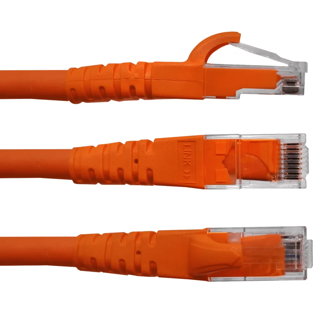 Imagen 2 de LINKMADE 3MT CAT6 NARANJO LSZH CABLE PATCH INYECTADO MULTIFILAR
