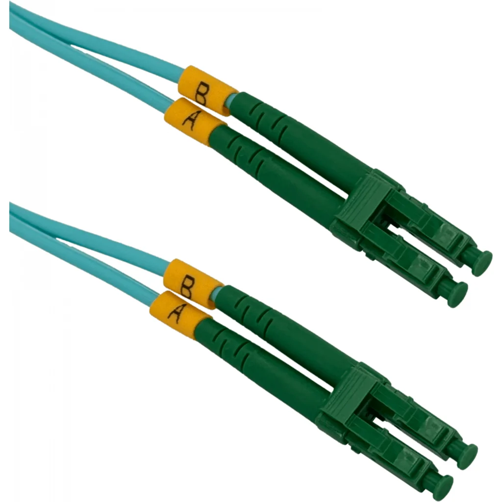 Imagen 2 de 2mt LC/APC-LC/APC OM3 Multimodo MM Duplex Jumper Fibra LSZH