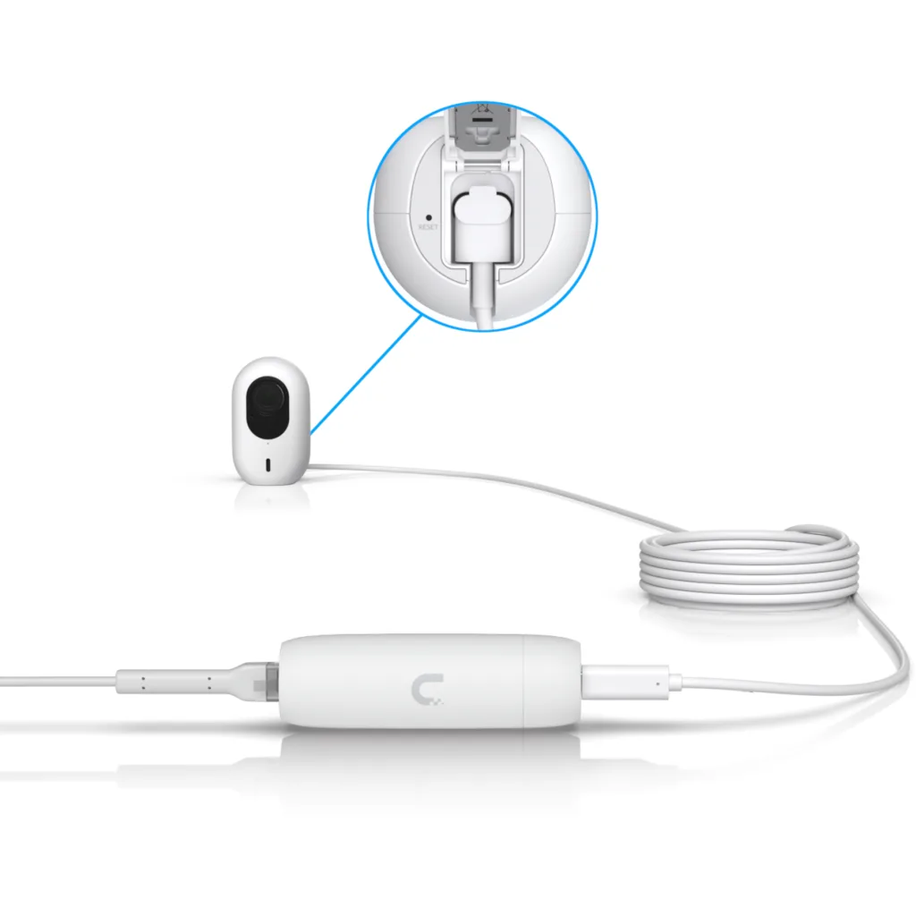 Imagen 1 de UBIQUITI 5V 2A 10W Convertidor PoE a USB-C 802.3af-PoE/48V a Type-C/5V
