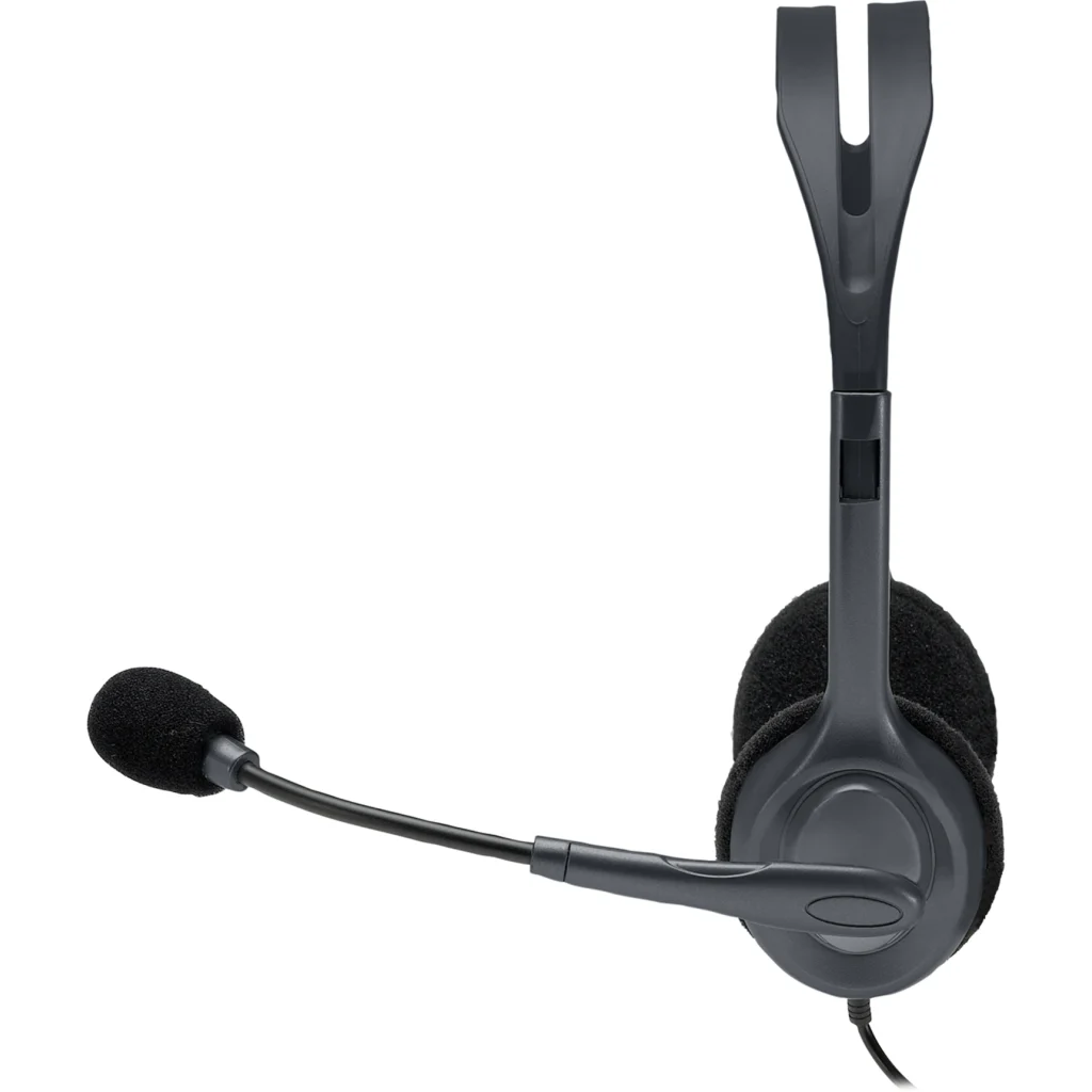 Imagen 1 de Audífonos Alámbricos Logitech H111 Interfaz 3.5mm con Micrófono Color Gris 