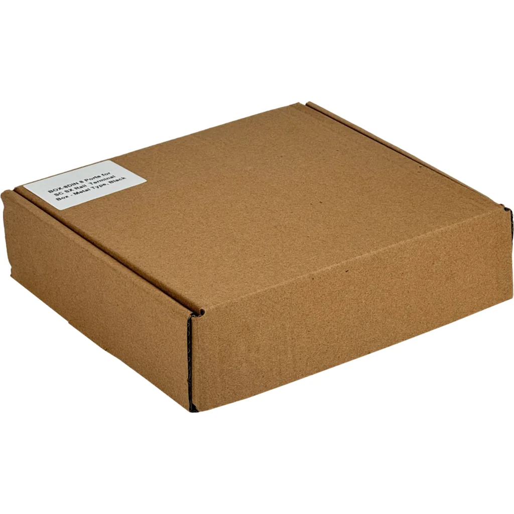 p/Riel-Din p/12-Mang req-Coplas NAP Caja IP20 Metalica Fibra Optica