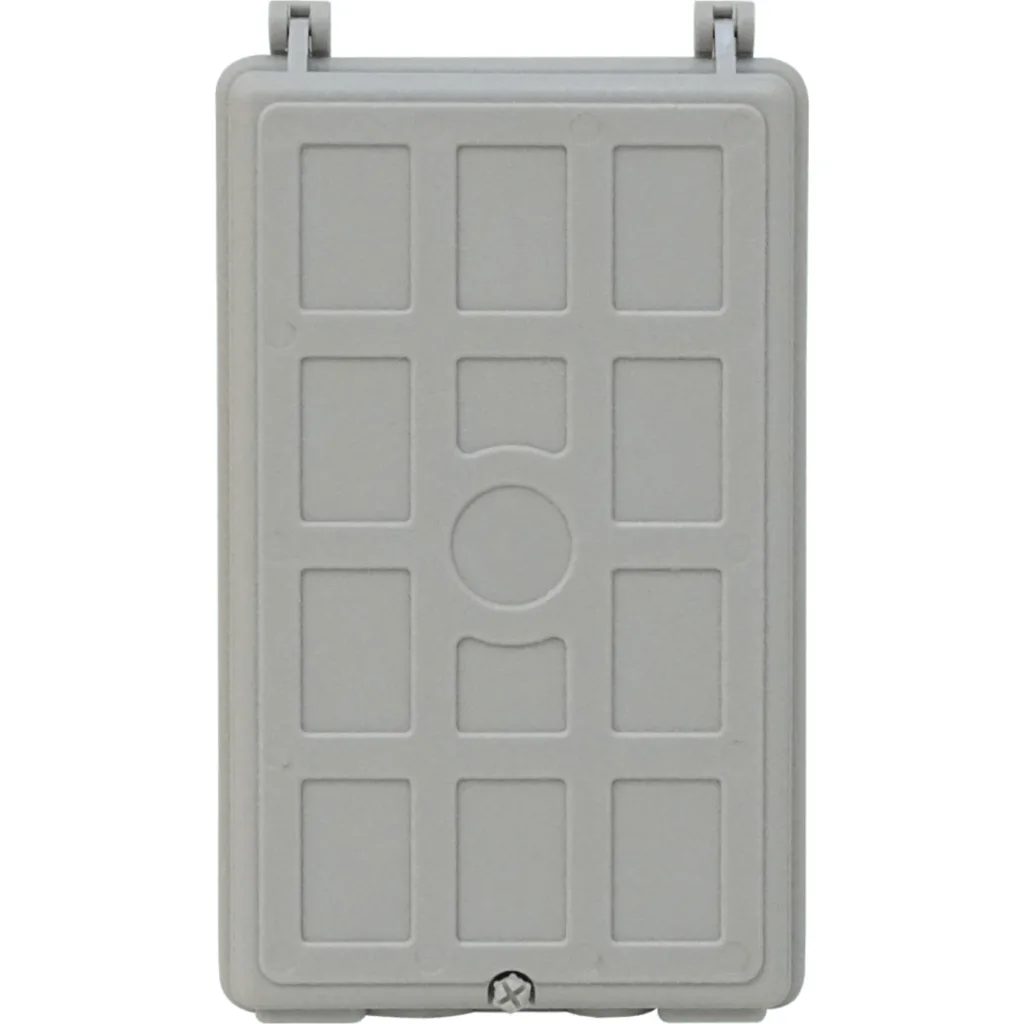 Imagen 2 de 24-Manguito 8-CL-Rectangular IP52 Caja Gris Terminacion Fibra NAP