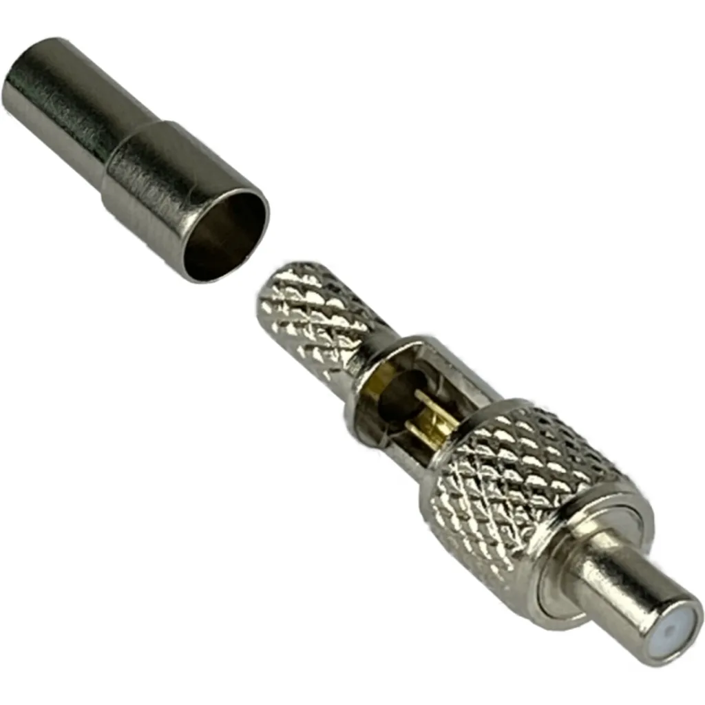 Imagen 3 de TS9-Hembra RG316 Conector Coaxial Crimpeable CA100 RG174