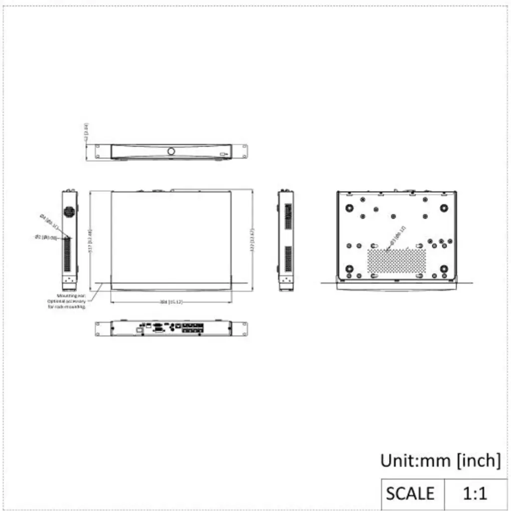 Imagen 5 de NVR Hikvision 8ch POE Capacidad 2HDD AcuSense 80Mbps 4K H265