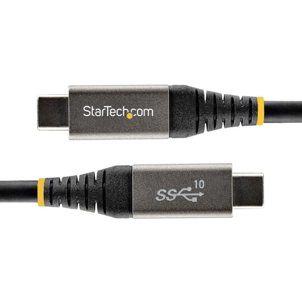 Imagen 2 de Cable USB Tipo-C 3.2 Gen1 M/M 5Gbps PD 100W 5A Modo Alto DP 2mt Negro - StarTech