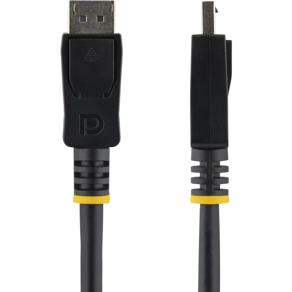 Imagen 1 de Cable DisplayPort 4K MBR con Cierre de Seguridad Bloqueo con Pestillo 5mt