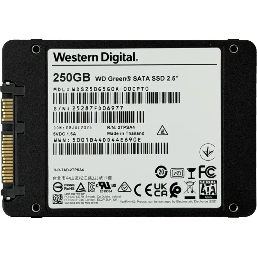 WESTERNDIGITAL 250GB 545-450mb/s Sata3 2.5 7mm SSD Solido WDS250G5G0A
