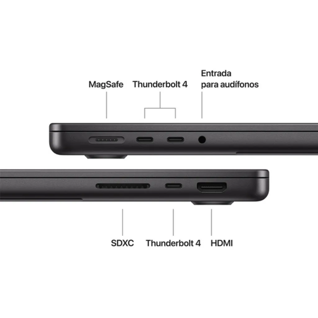 tecnomas.cl | [MDE34CI/A] MacBook Pro 14/ M5 10C/ GPU 10C/ 24GB RAM/