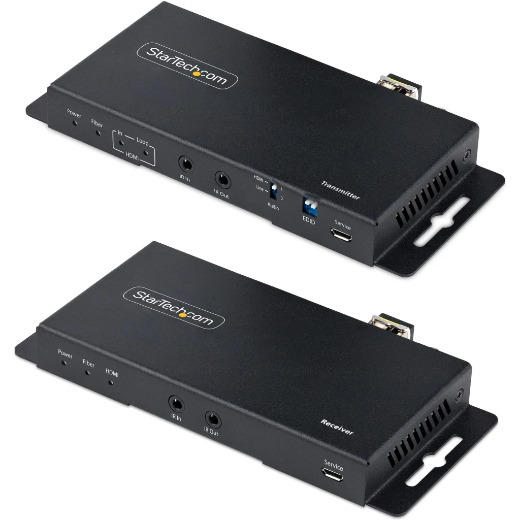 Kit Extensor HDMI por Fibra StarTech ST121HD20FXA2, 4K 60Hz HDMI