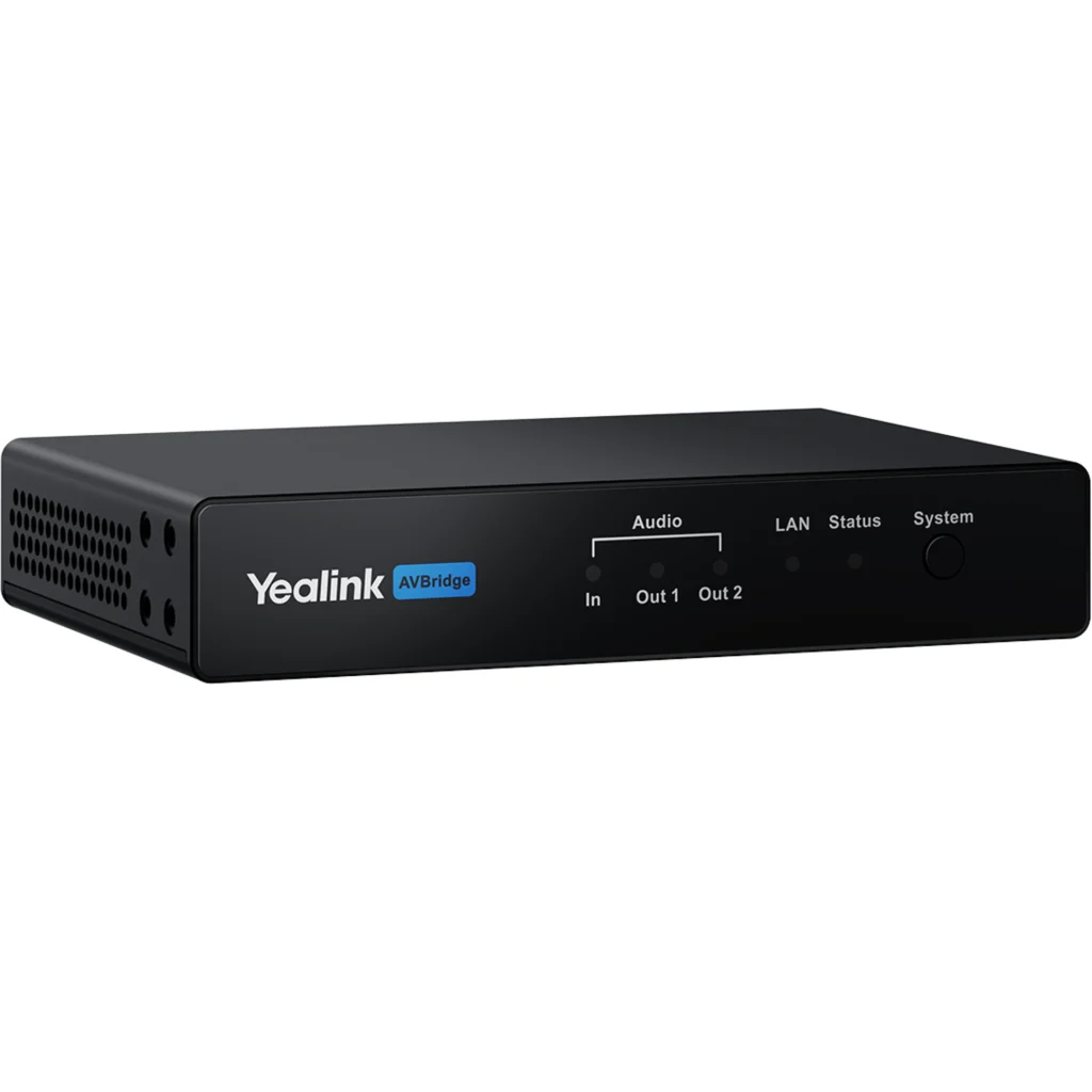 Yealink Procesador AV USB para integrar camaras y sistemas profesionales.